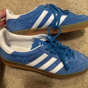 Blue Adidas Gazelle